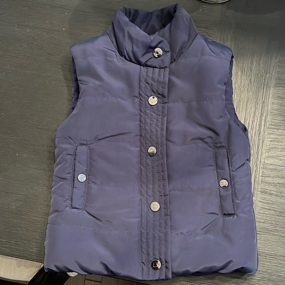 Mayoral size 2 reversible fur/puffer vest.